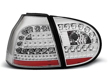VW GOLF 5 10.03-09 CHROME LED TAILLIGHTS