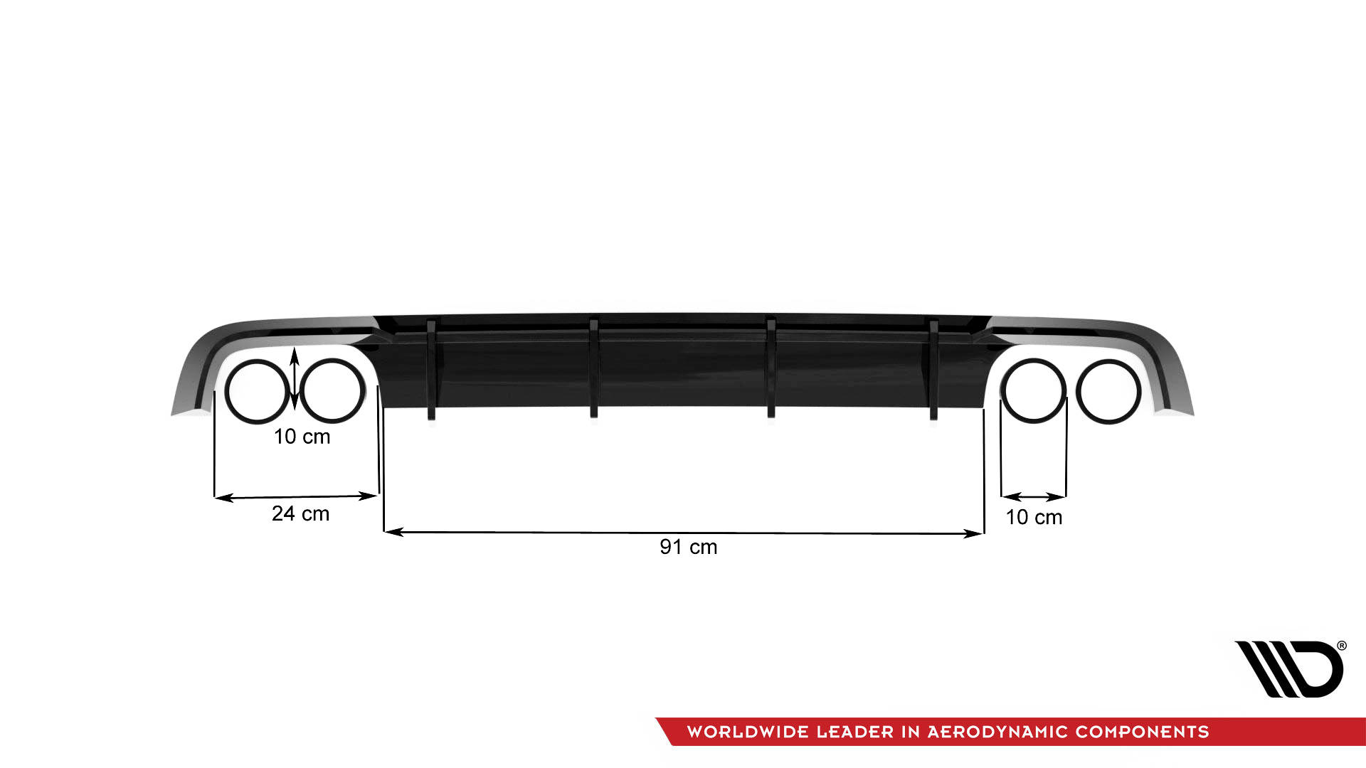 Rear Valance V.1 Audi S6 / A6 S-Line / A6 C7 FL - 9