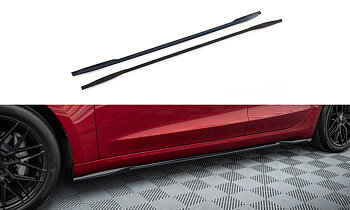 Side Skirts Diffusers V.2 Tesla Model 3 FL Project Highland