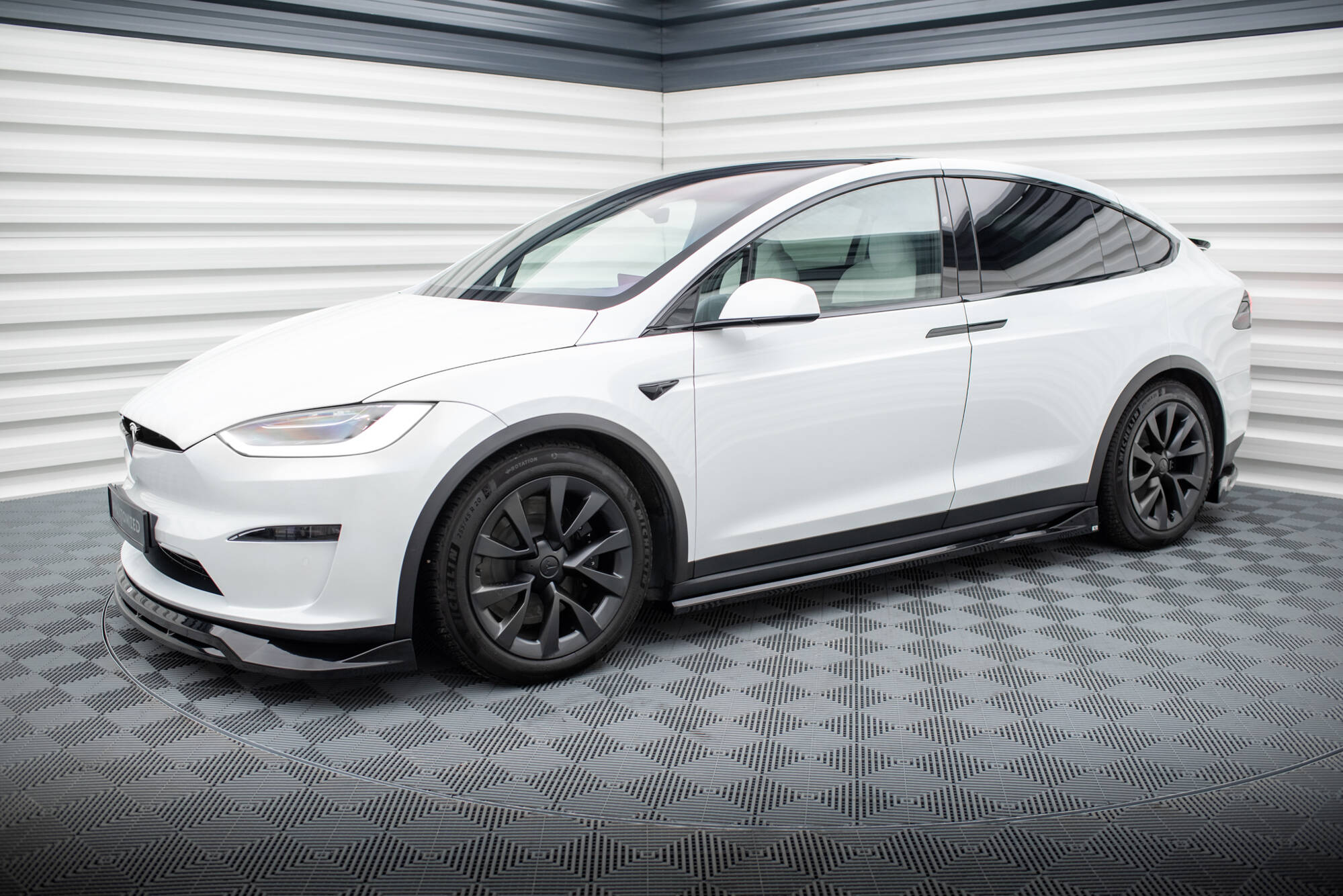 Side Skirts Diffusers Tesla Model X Mk1 Facelift - 2