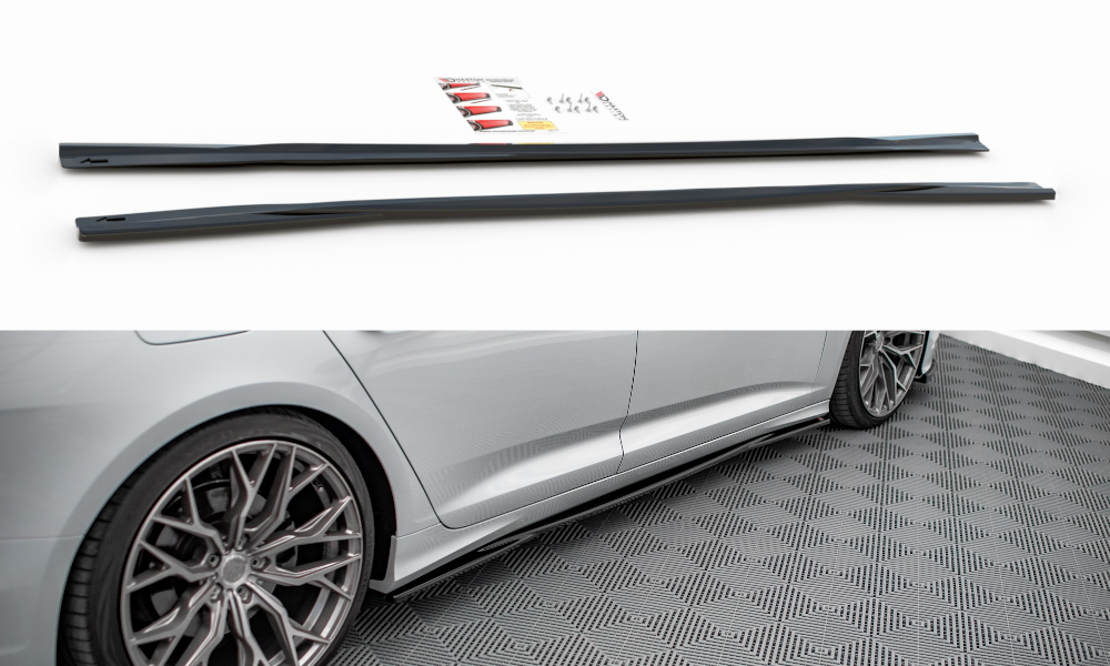 Side Skirt Diffusers Audi A6 S-Line / S6 C8