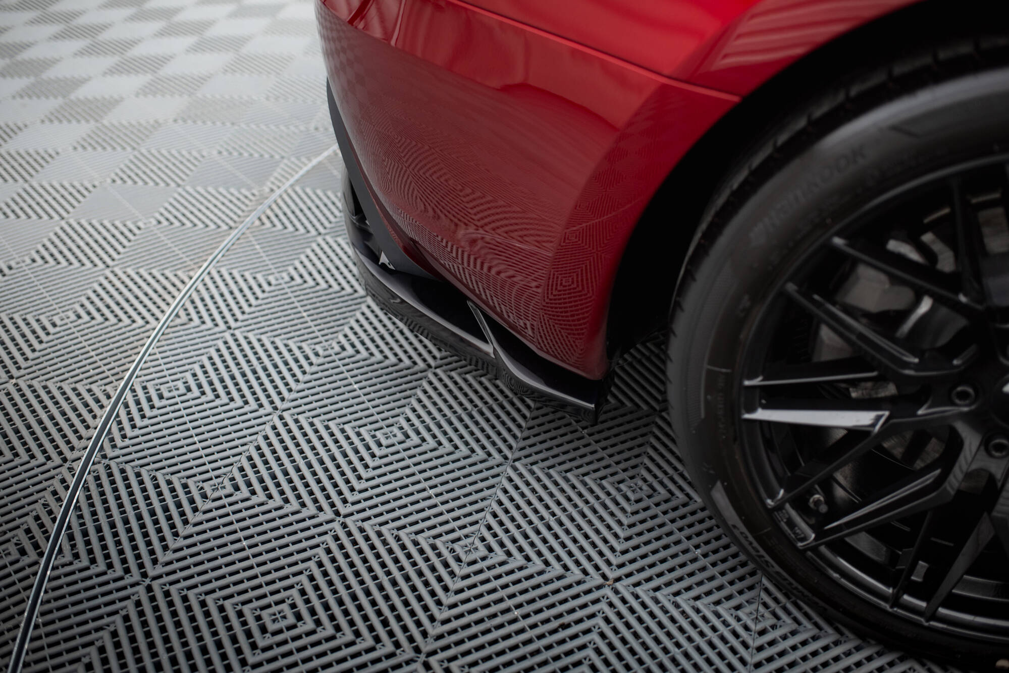 Rear Splitter (Vertical Bars) V.2 Tesla Model 3 FL Project Highland - 6
