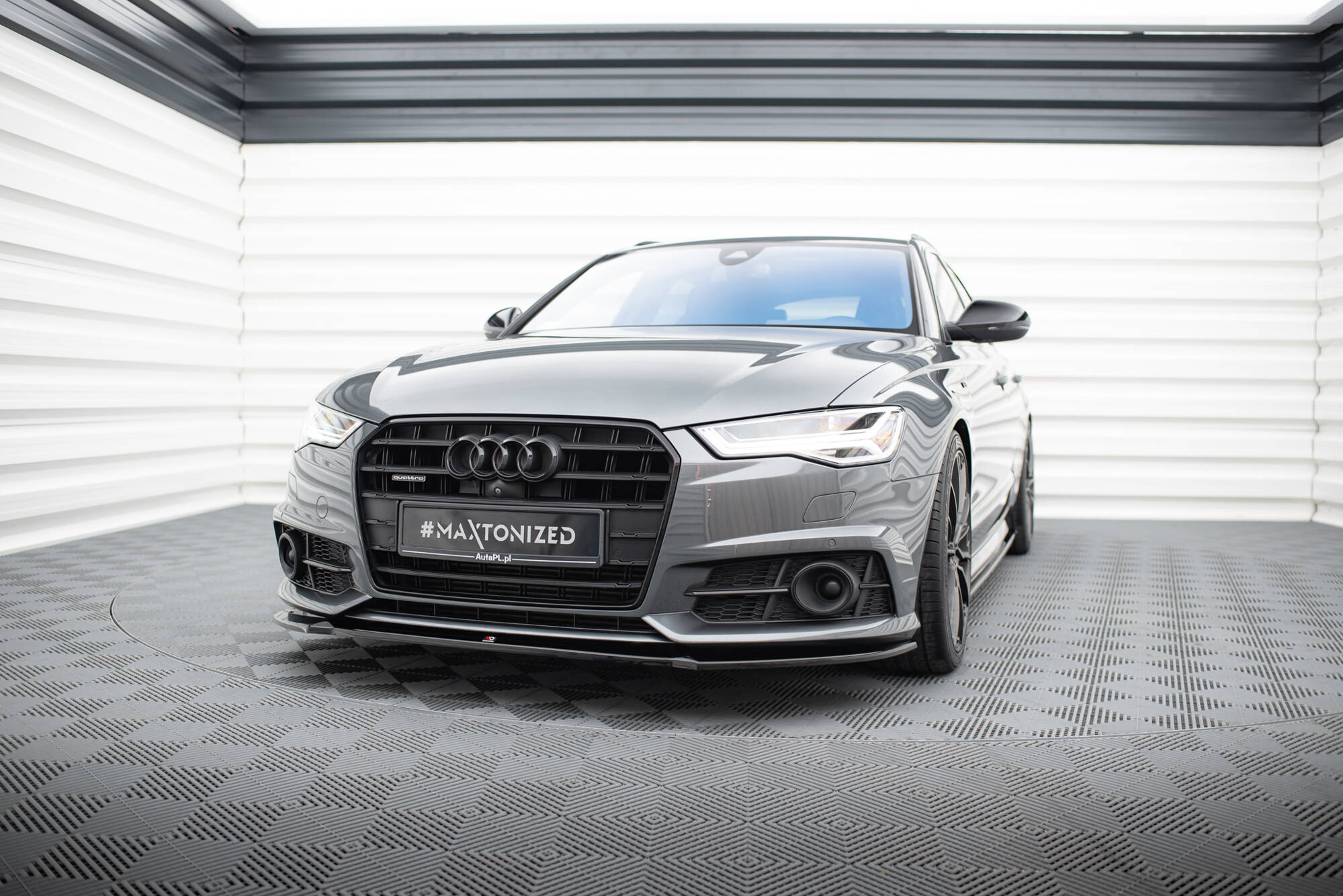 Front Splitter V.1 Audi S6 / A6 S-Line C7 FL - 3