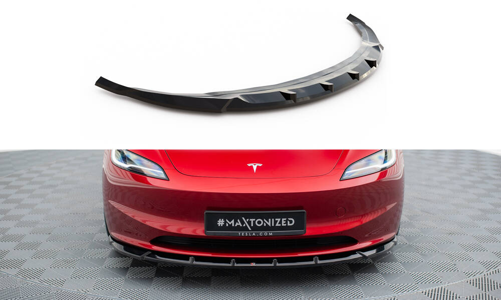 Front Splitter V.2 Tesla Model 3 FL Project Highland