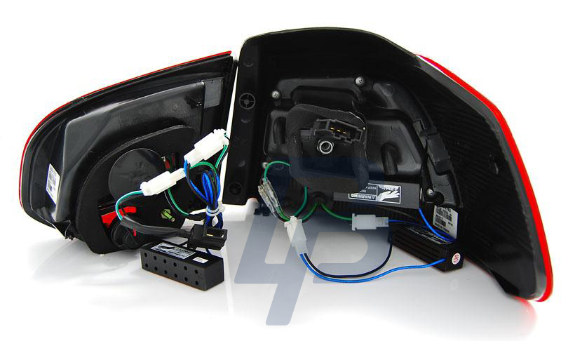 VW GOLF 6 10.08-12  RED WHITE LED TAILLIGHTS BAR - 3