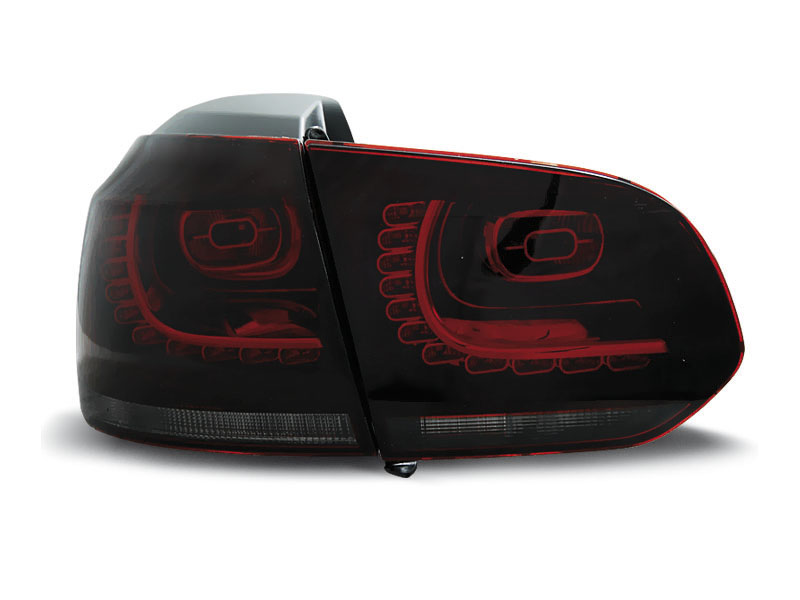 VW GOLF 6 10.08-12  RED SMOKE LED TAILLIGHTS