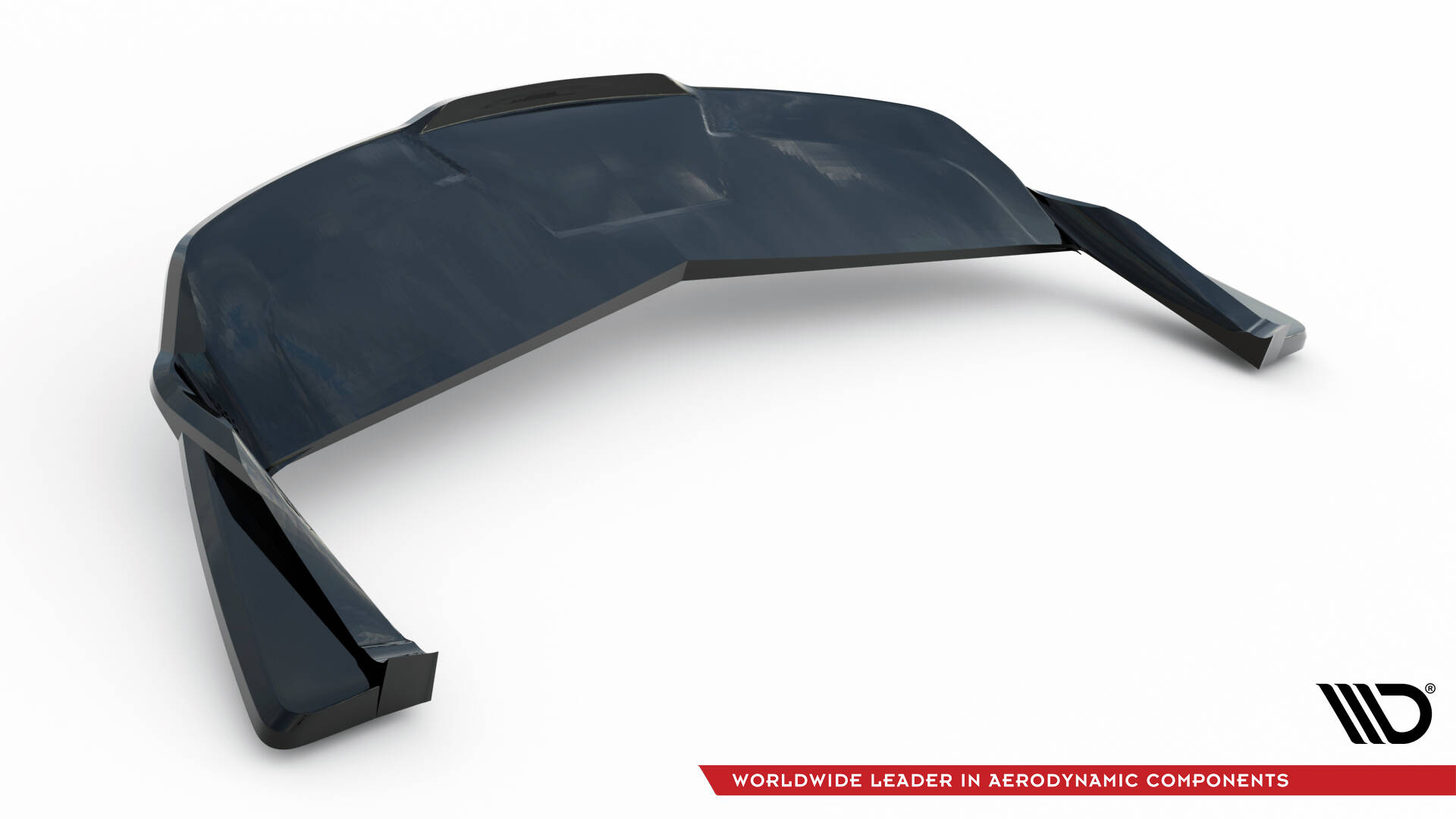 Central Rear Splitter (Vertical Bars) V.2 Tesla Model S Plaid Mk1 Facelift - 9