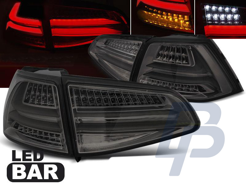 VW GOLF 7 13- SMOKE LED TAILLIGHTS BAR - 7
