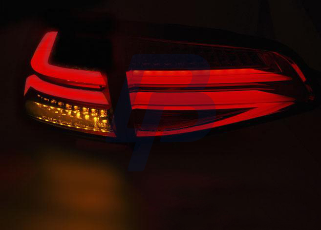 VW GOLF 7 13- SMOKE LED TAILLIGHTS BAR - 4