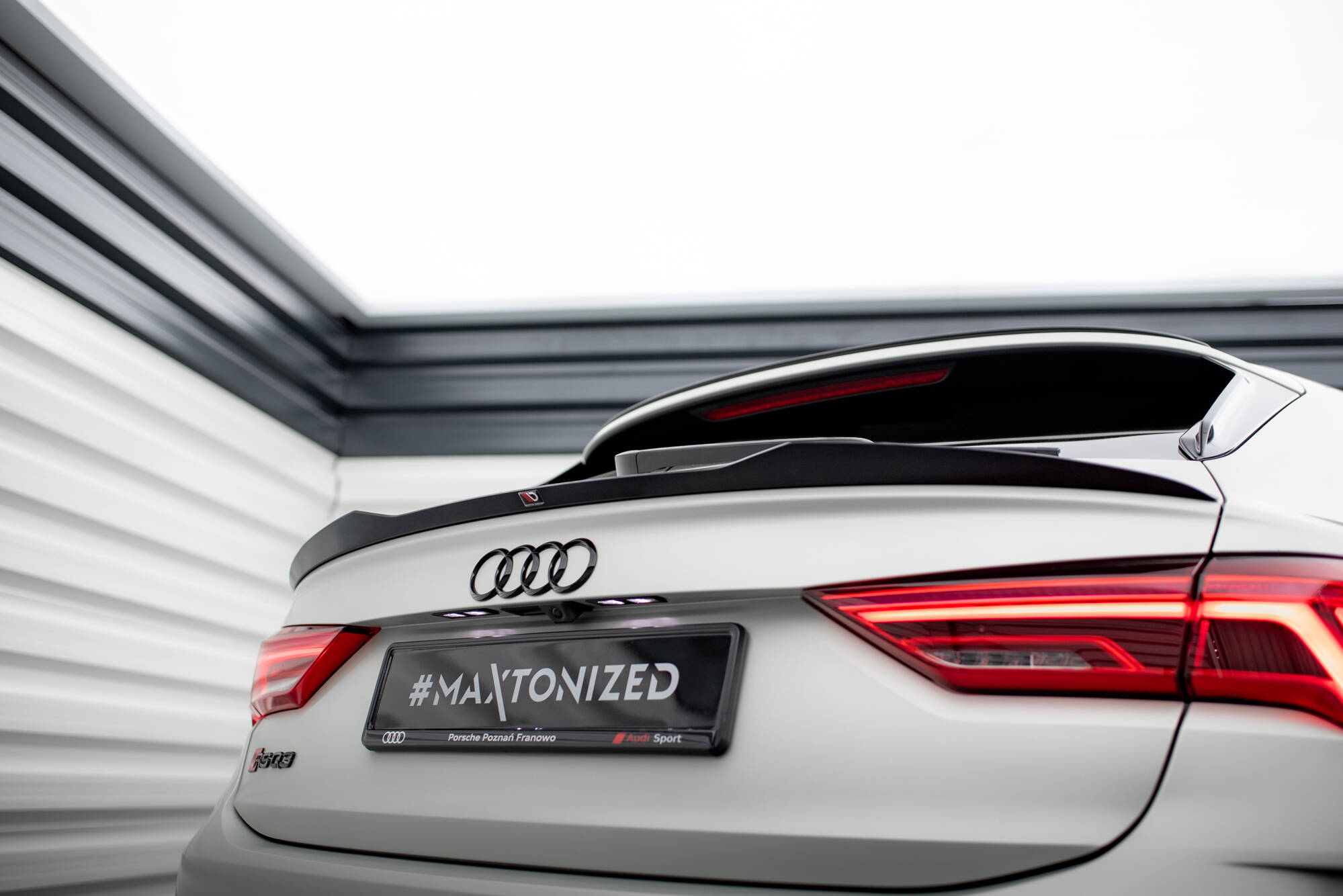 Spoiler CAP Audi RSQ3 / Q3 S-Line Sportback F3 - 4