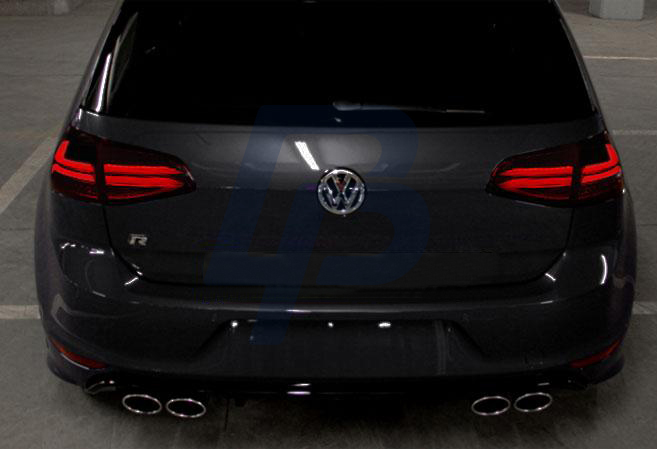 VW GOLF 7 13- RED WHITE LED TAILLIGHTS BAR - 2