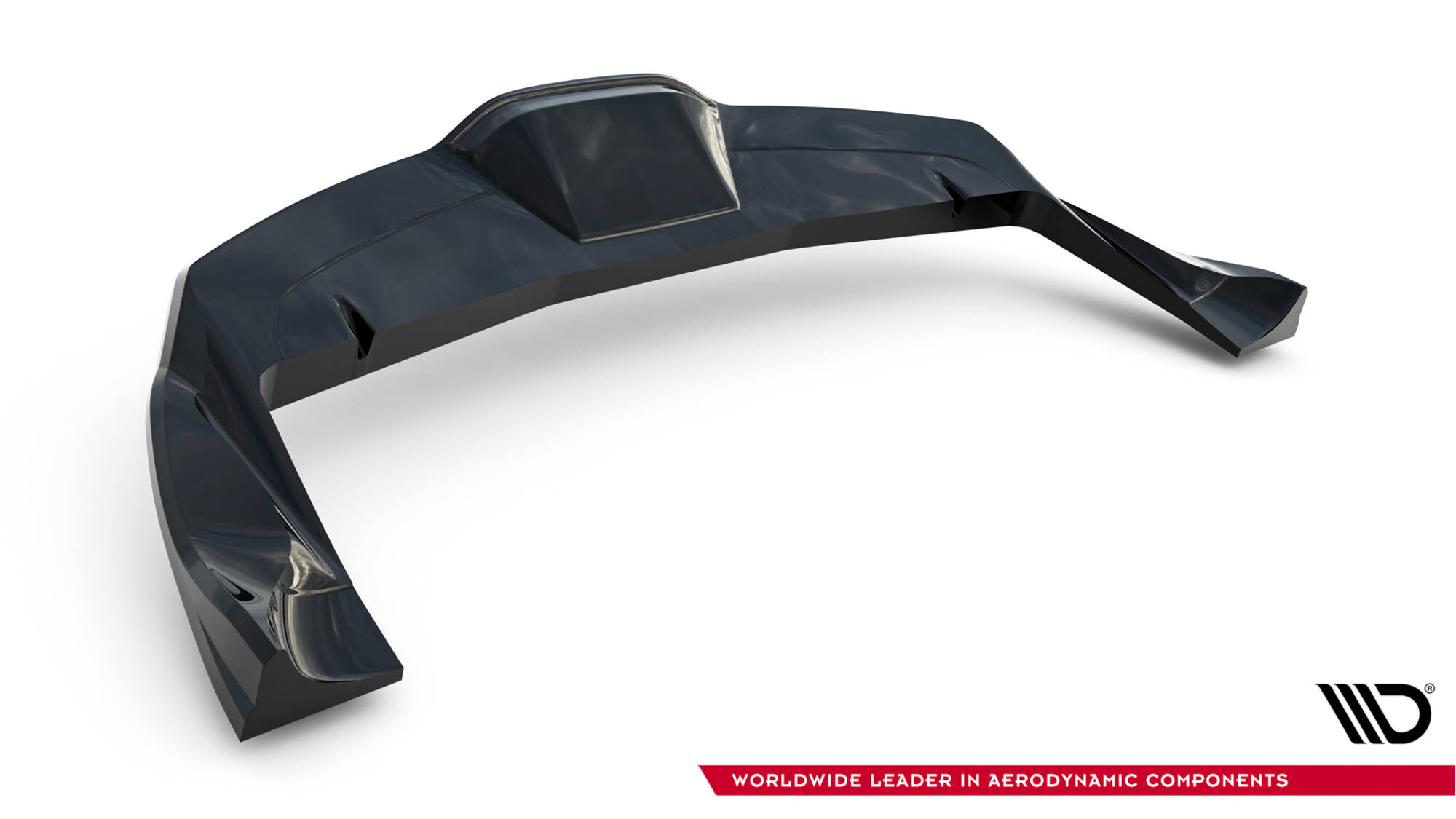 Rear Splitter (Vertical Bars) V.2 Tesla Model X Mk1 Facelift - 10