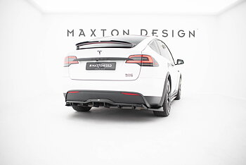 Rear Splitter (Vertical Bars) V.2 Tesla Model X Mk1 Facelift