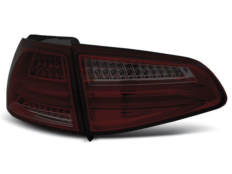 VW GOLF 7 13- RED SMOKE LED TAILLIGHTS BAR