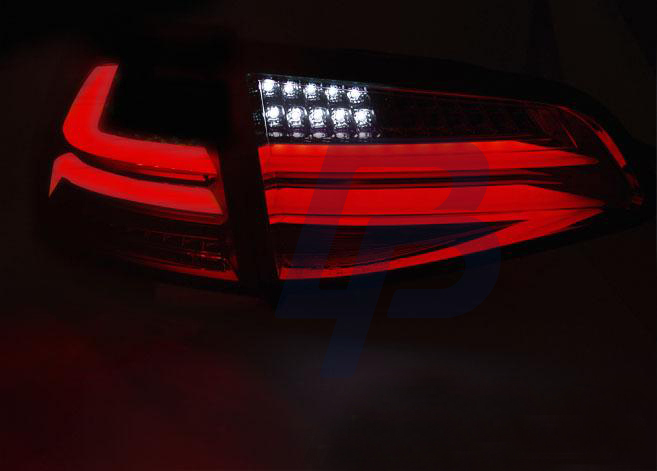 VW GOLF 7 13- RED SMOKE LED TAILLIGHTS BAR - 5