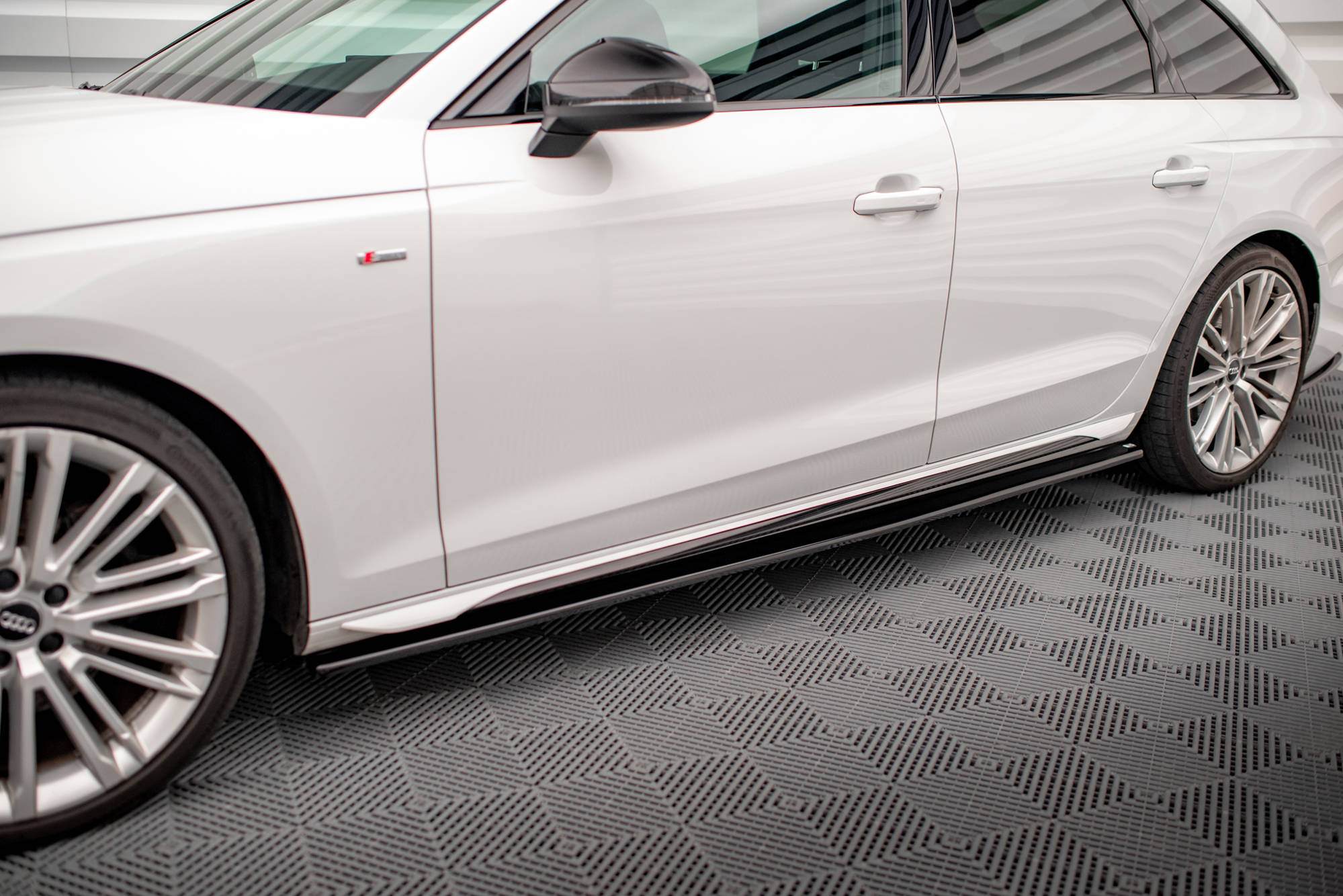 Side Skirts Diffusers Audi S4 / A4 S-Line / A4 Competiton B9 - 4