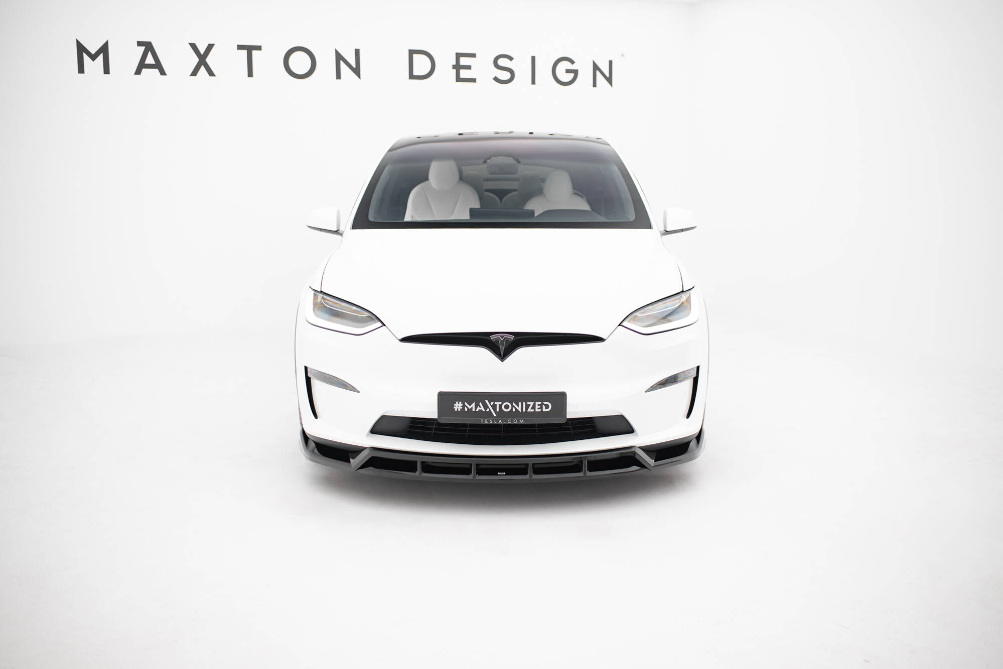 Front Splitter V.3 Tesla Model X Mk1 Facelift - 2