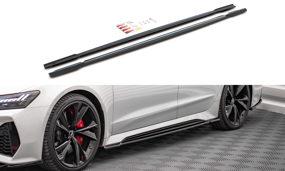 Side Skirts Splitters V.1 Audi RS6 C8 / RS7 C8 (2019-)