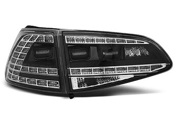 VW GOLF 7 13- BLACK LED TAILLIGHTS GTI LOOK