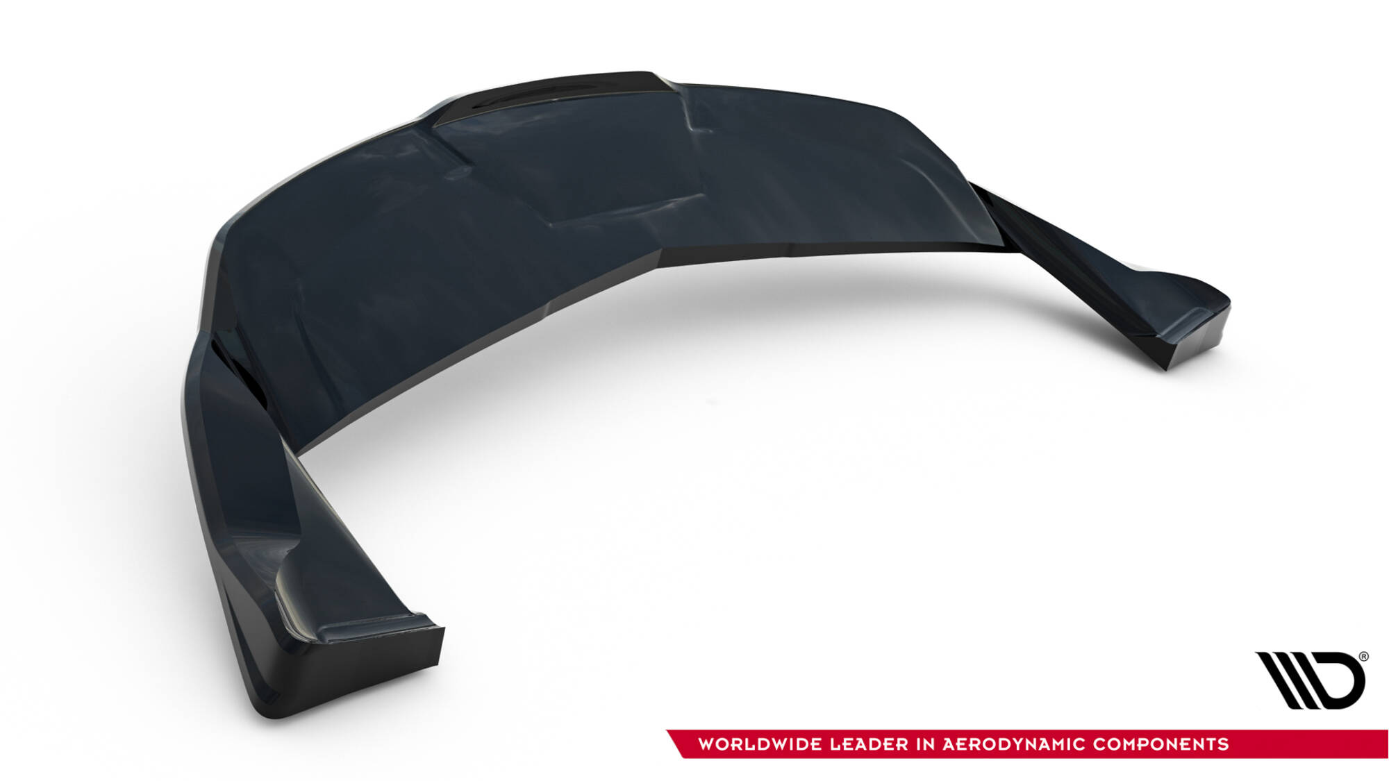 Central Rear Splitter (Vertical Bars) V.1 Tesla Model S Plaid Mk1 Facelift - 7