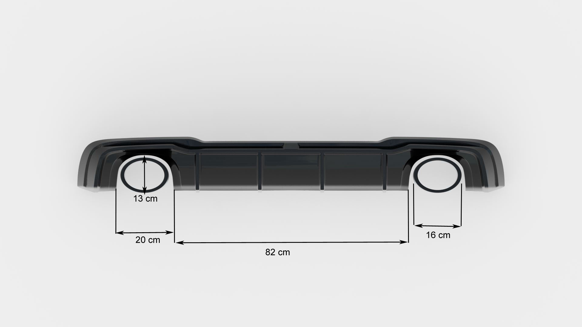 Rear Valance V.2 Audi RS3 8V Sportback Facelift - 7