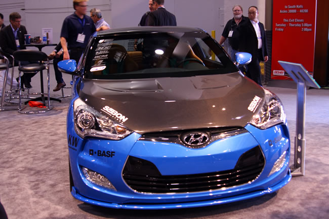 HYUNDAI VELOSTER 12-13 SEIBON OEM CARBON HOOD - 2