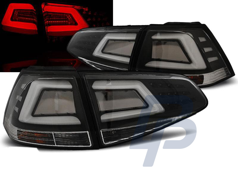 VW GOLF 7 13- BLACK LED TAILLIGHTS BAR - 4