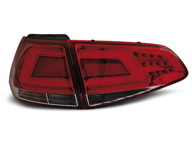 VW GOLF 7 13- RED WHITE LED TAILLIGHTS BAR