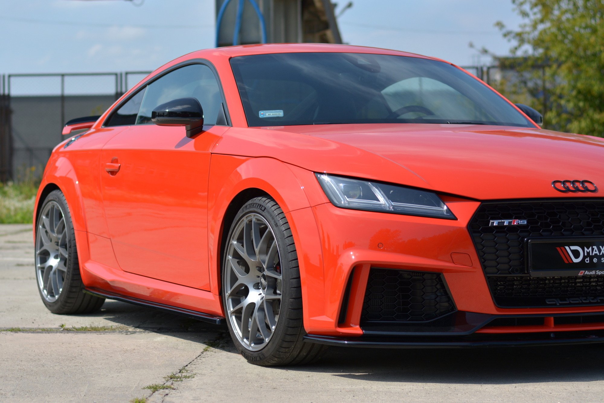Side Skirts Diffusers Audi TT MK3 (8S) RS (2016-2020) - 2