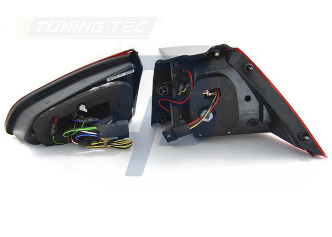 VW GOLF 7 13- RED SMOKE LED TAILLIGHTS GTI LOOK - 3