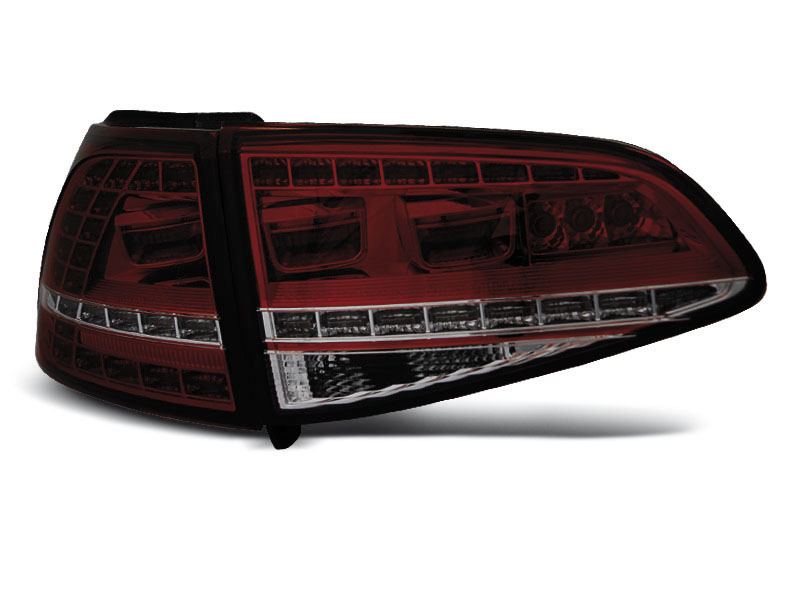 VW GOLF 7 13- RED SMOKE LED TAILLIGHTS GTI LOOK