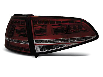 VW GOLF 7 13- RED SMOKE LED TAILLIGHTS GTI LOOK