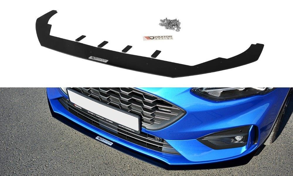 FRONT RACING SPLITTER V.1 (GLOSS BLACK) FORD FOCUS MK4 ST-LINE