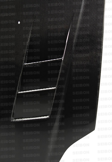 HONDA CIVIC 99-00 SEIBON TS CARBON HOOD - 2