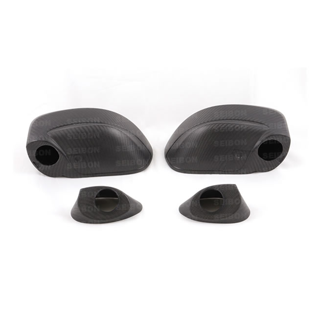 NISSAN GTR R35 09-10 SEIBON CARBON SPEGELSKYDD (SET) - 2