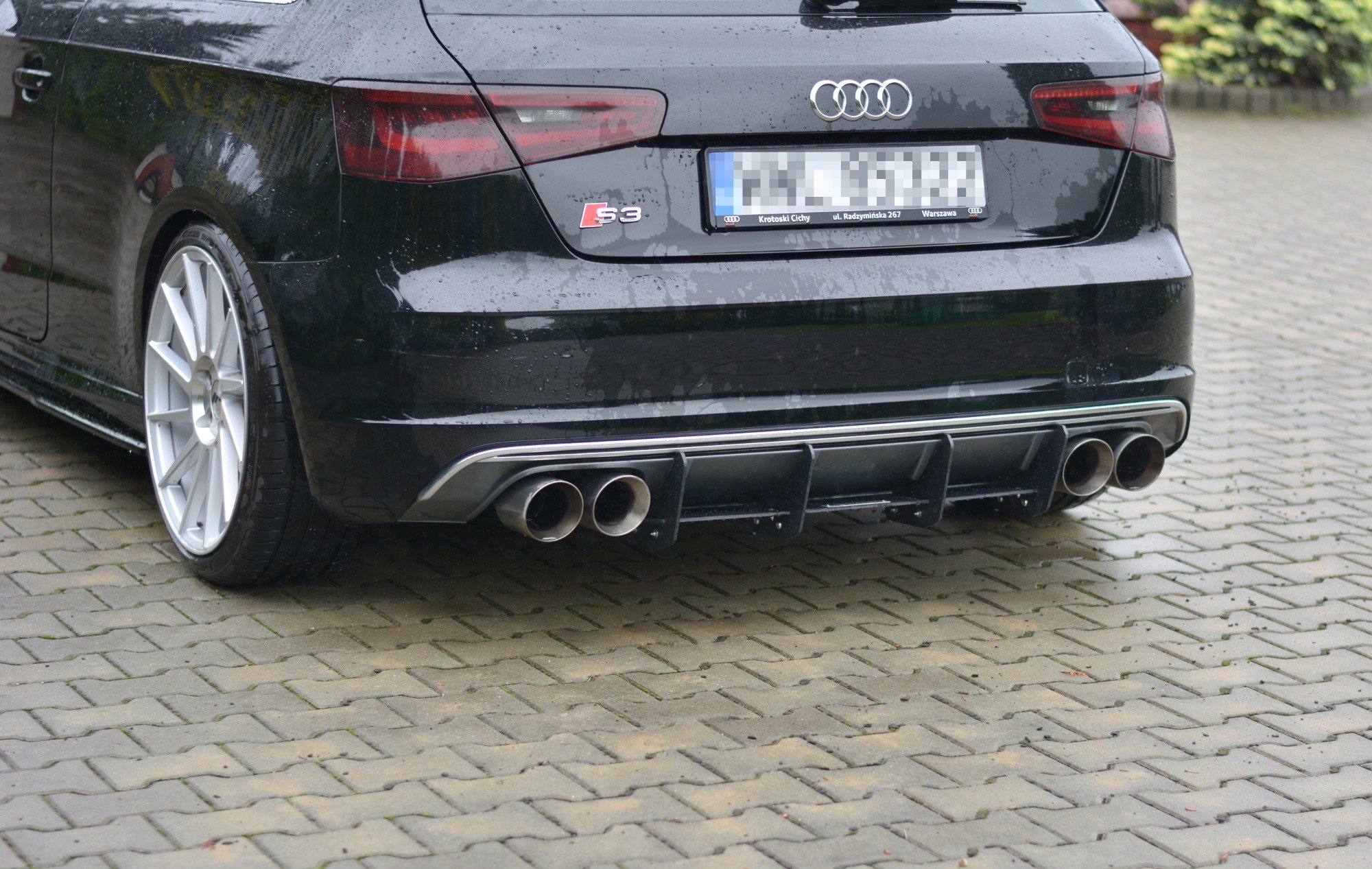 Rear Diffuser Audi S3 8V Hatchback / Sportback - 3