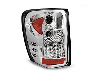 CHRYSLER JEEP GRAND CHEROKEE 99-05.05 CHROME LED TAILLIGHTS