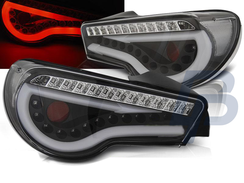 TOYOTA GT86 12- LED TAILLIGHTS BAR BLACK SEQ - 6
