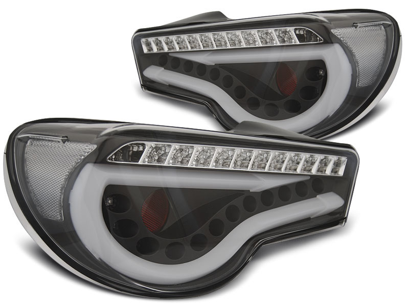 TOYOTA GT86 12- LED TAILLIGHTS BAR BLACK SEQ