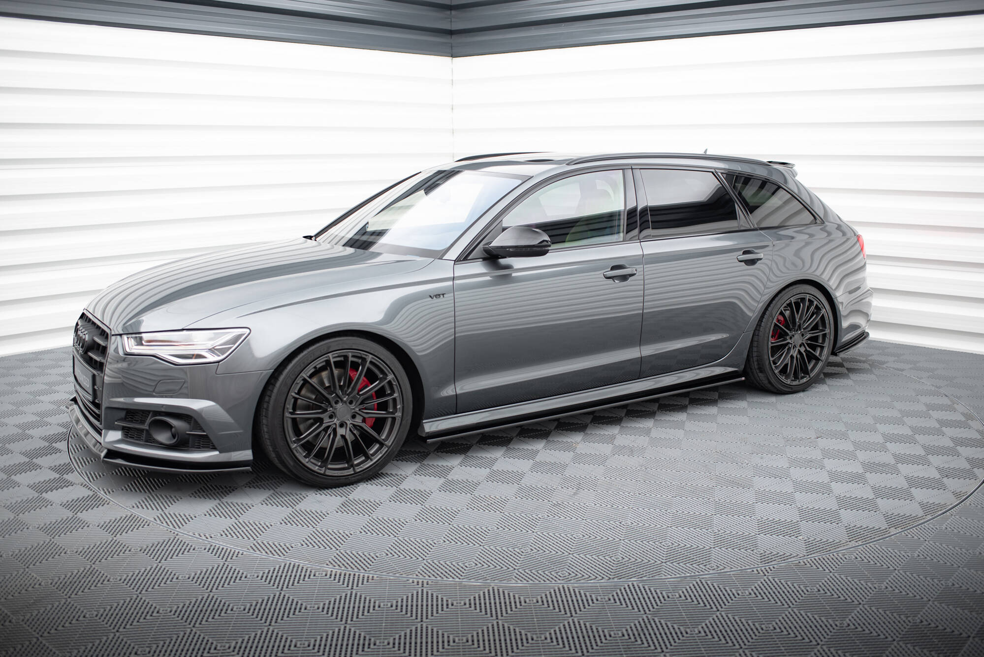 Side Skirts Diffusers Audi A6 S-Line / S6 C7 FL - 2