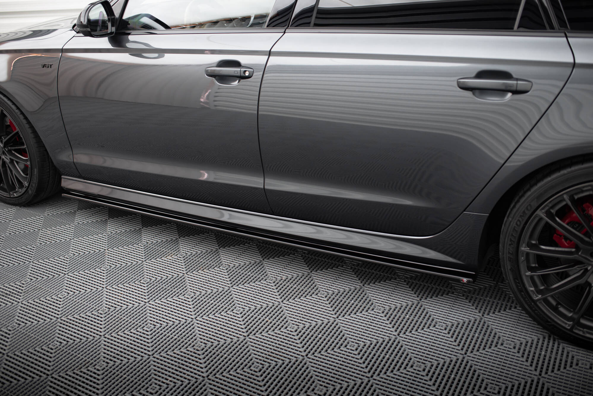 Side Skirts Diffusers Audi A6 S-Line / S6 C7 FL - 4