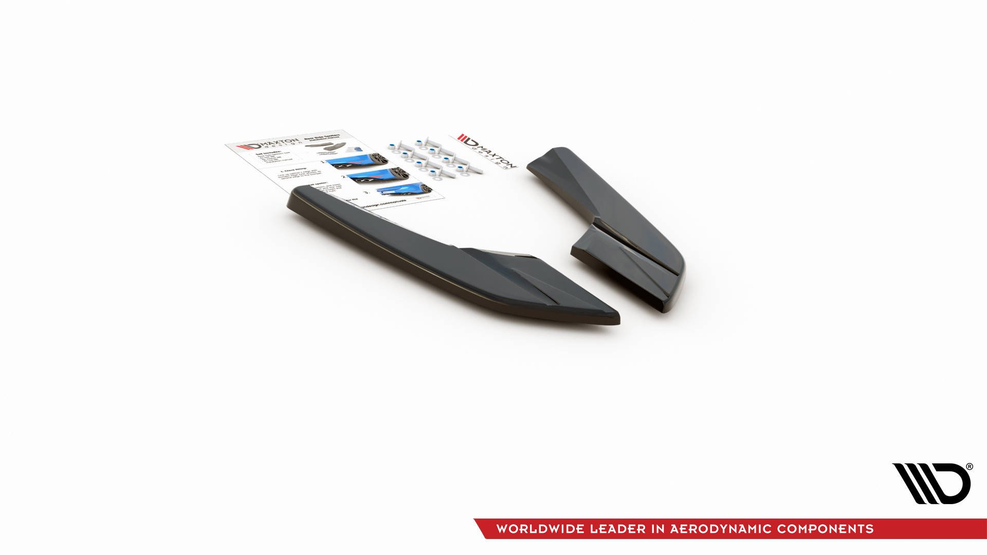 Rear Side Splitters V.2 Audi S3 Sedan 8V Facelift (2016-2020) - 8