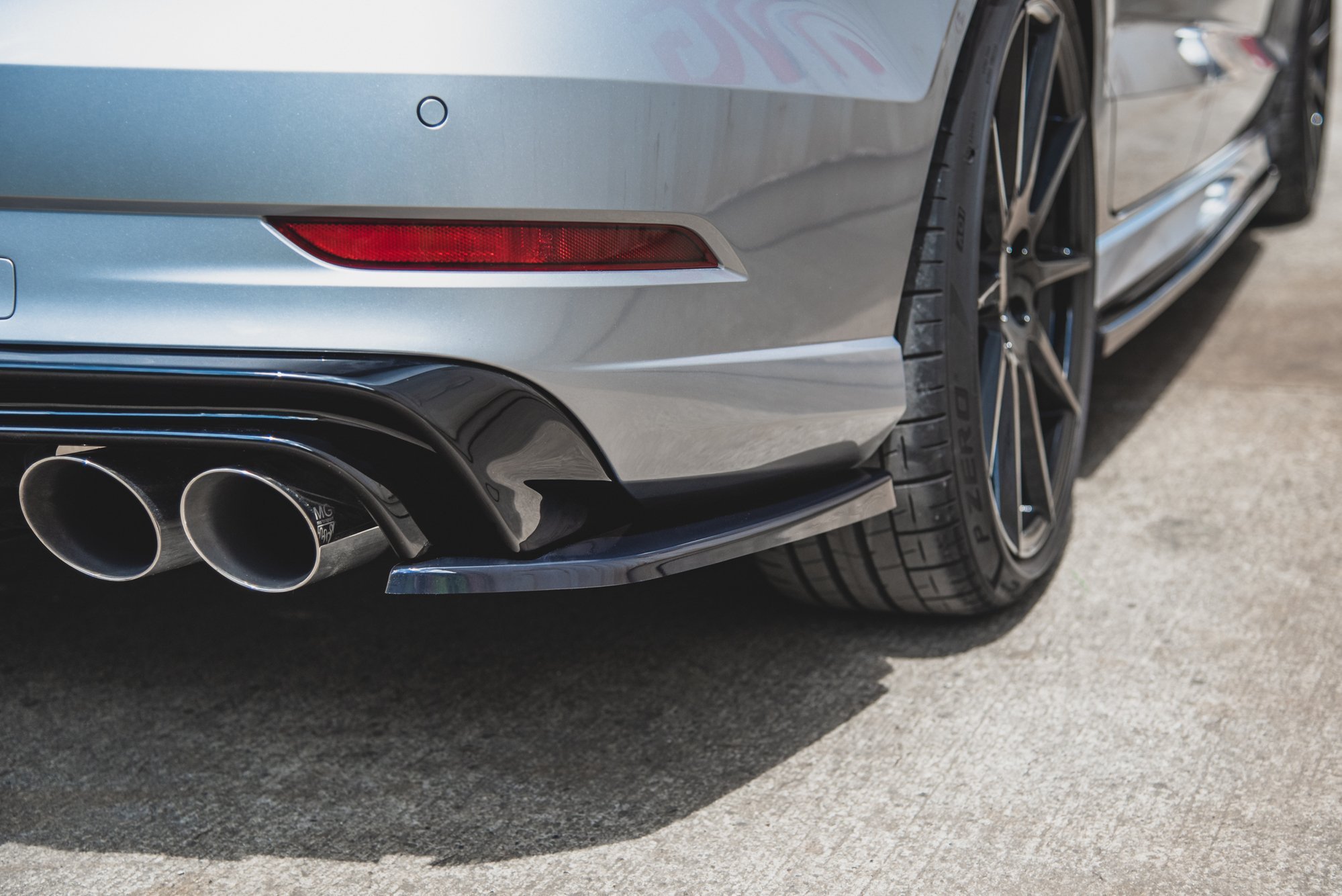 Rear Side Splitters V.2 Audi S3 Sedan 8V Facelift (2016-2020) - 3