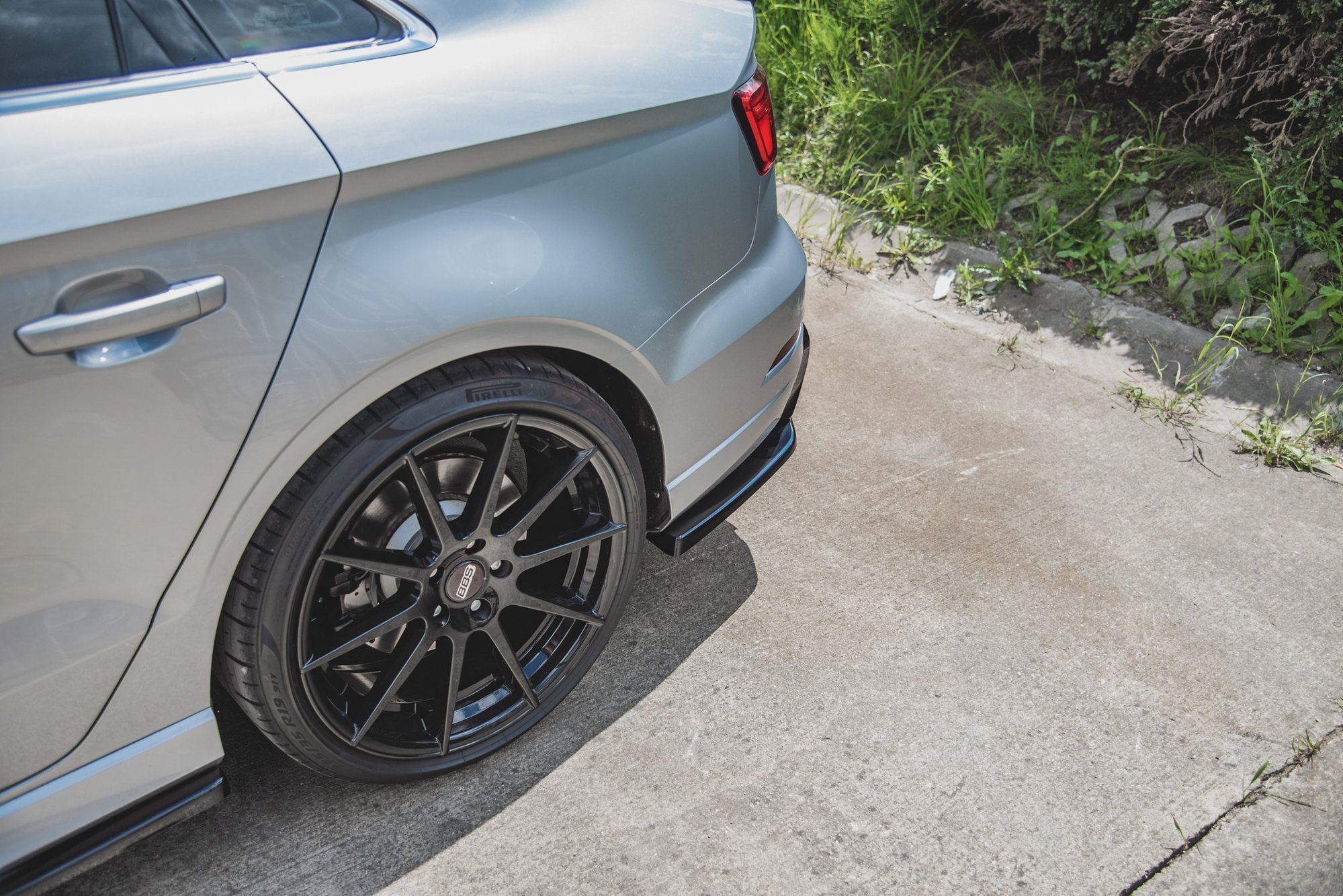 Rear Side Splitters V.2 Audi S3 Sedan 8V Facelift (2016-2020) - 4