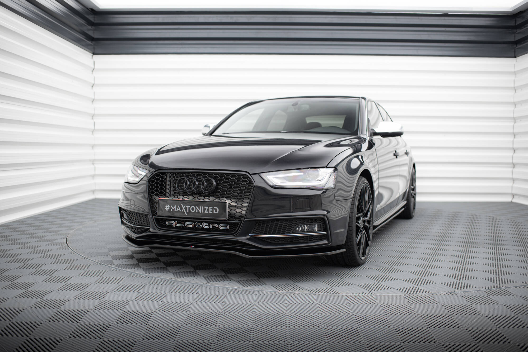 Front Splitter V.2 Audi S4 / A4 S-Line B8 FL - 3