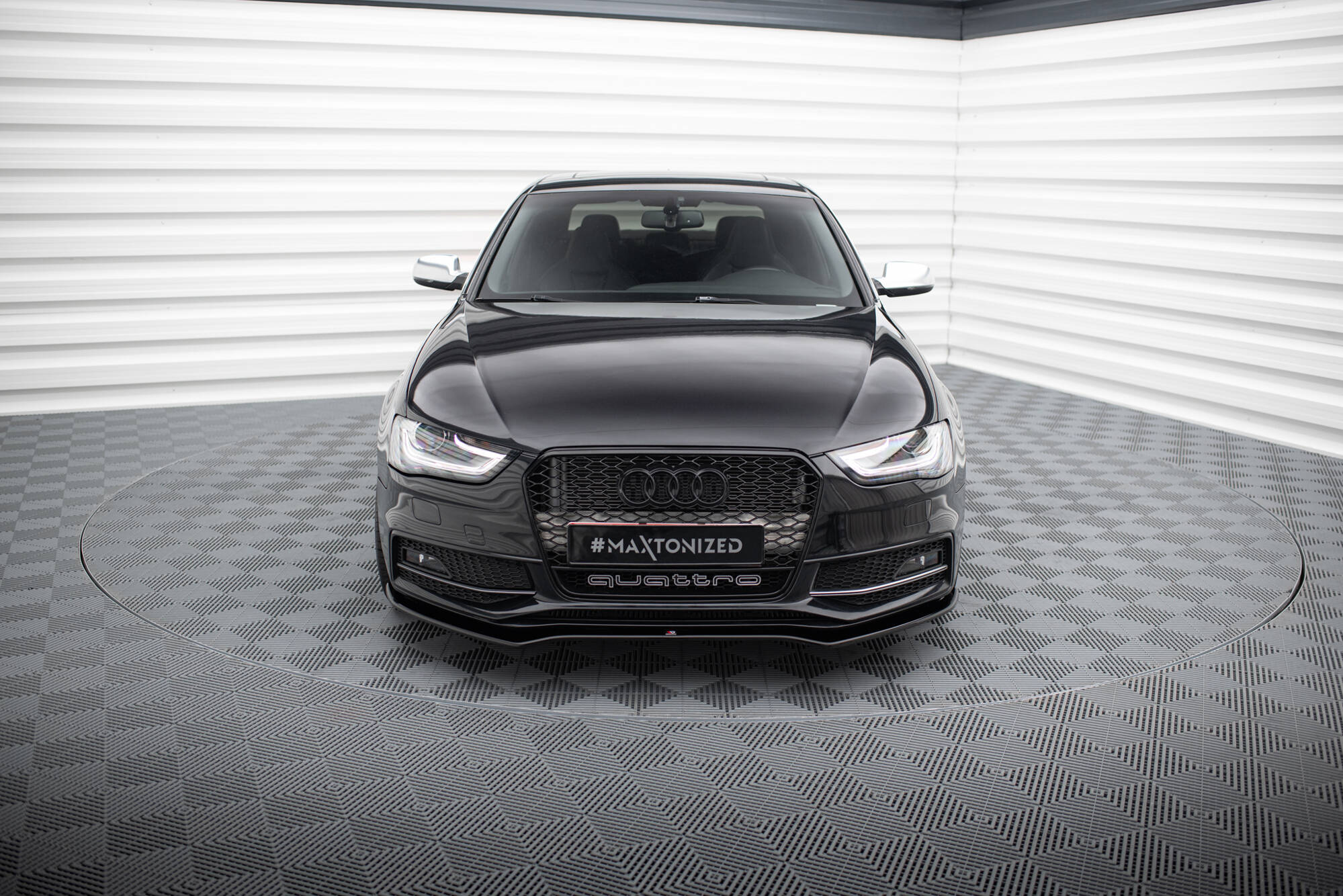 Front Splitter V.2 Audi S4 / A4 S-Line B8 FL - 2