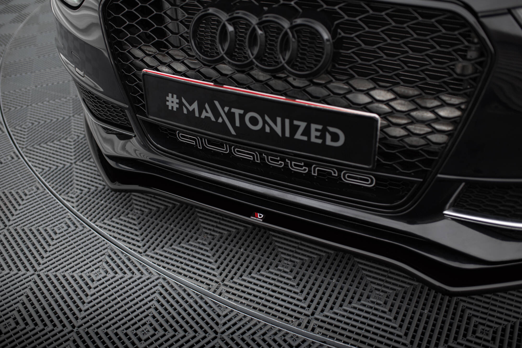 Front Splitter V.2 Audi S4 / A4 S-Line B8 FL - 4