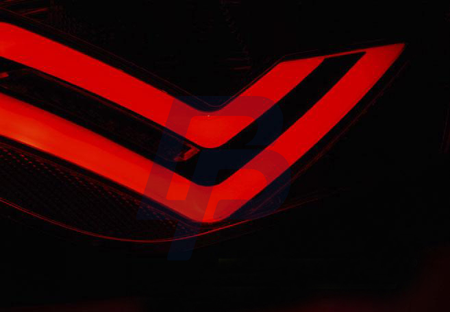 SEAT IBIZA 6J 3D 06.08-12 RED WHITE LED TAILLIGHTS BAR - 5