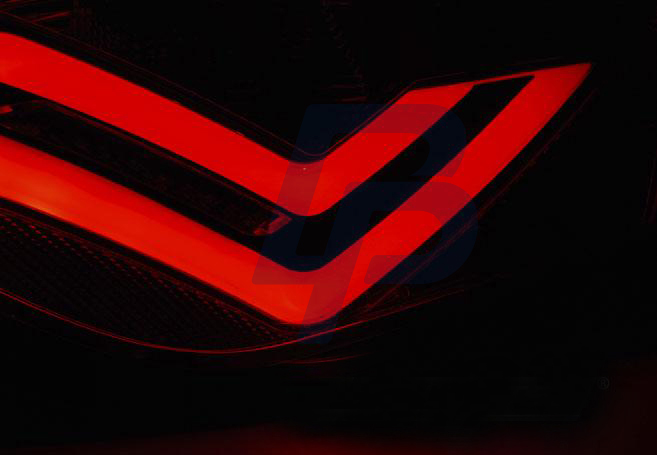SEAT IBIZA 6J 3D 06.08-12 BLACK LED TAILLIGHTS BAR - 5