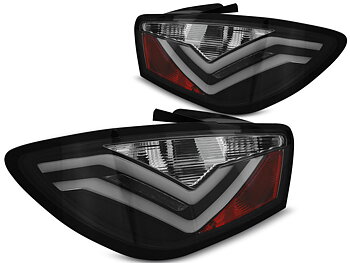 SEAT IBIZA 6J 3D 06.08-12 BLACK LED TAILLIGHTS BAR